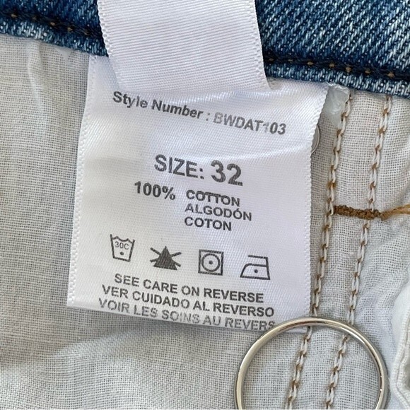 Betro Simone High Waisted Button Fly Denim Mom Jeans Size 32 - Picture 9 of 9